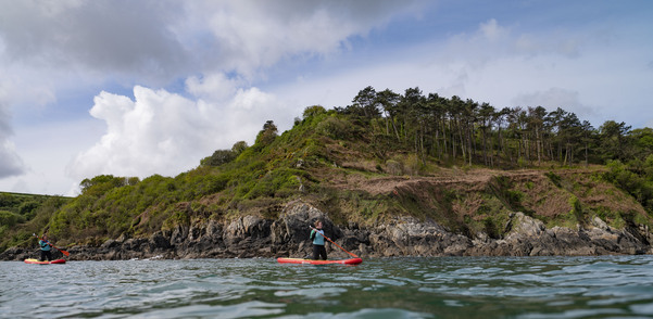 Surfing Locquirec balade paddle