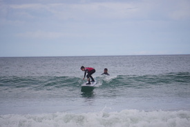 Cadeau surf à Locquirec, baie de Morlaix.